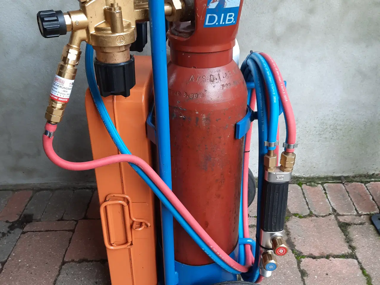 Billede 7 - Ilt & Gas sæt / Skærebrændersæt .Messer Griesheim