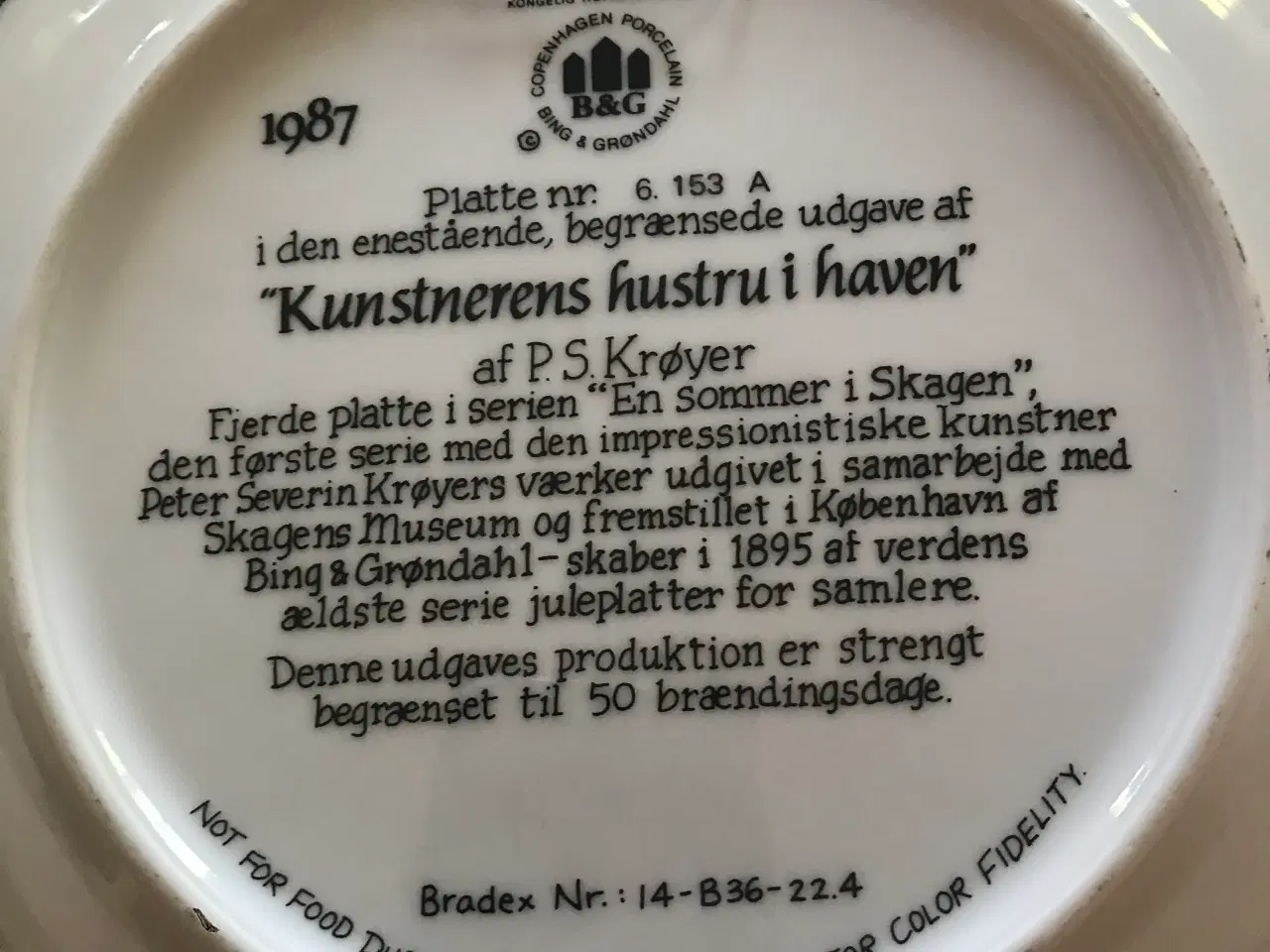 Billede 4 - P.S Krøyer s Skagensplatter