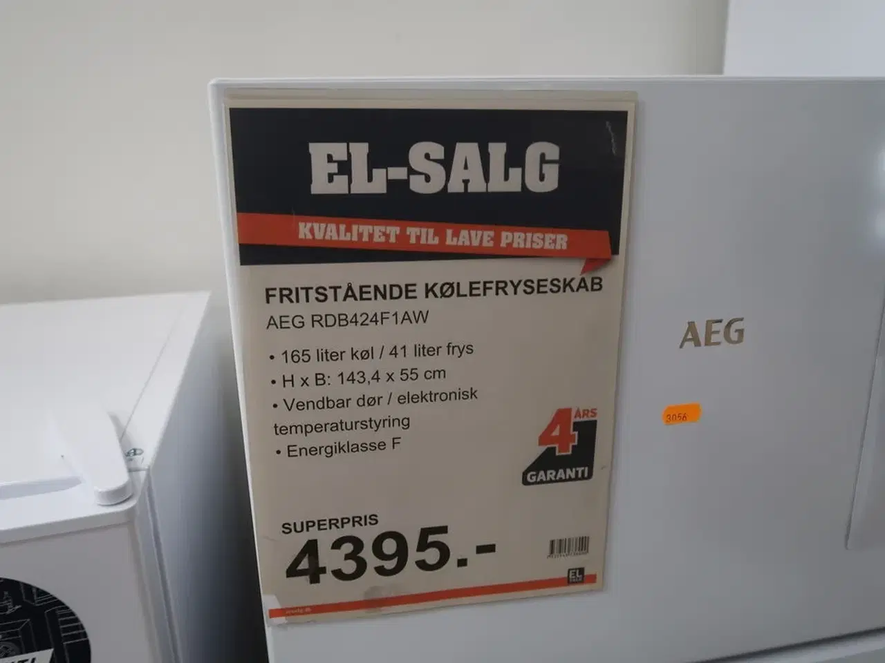 Billede 2 - Køle/fryseskab AEG RDB424F1AW