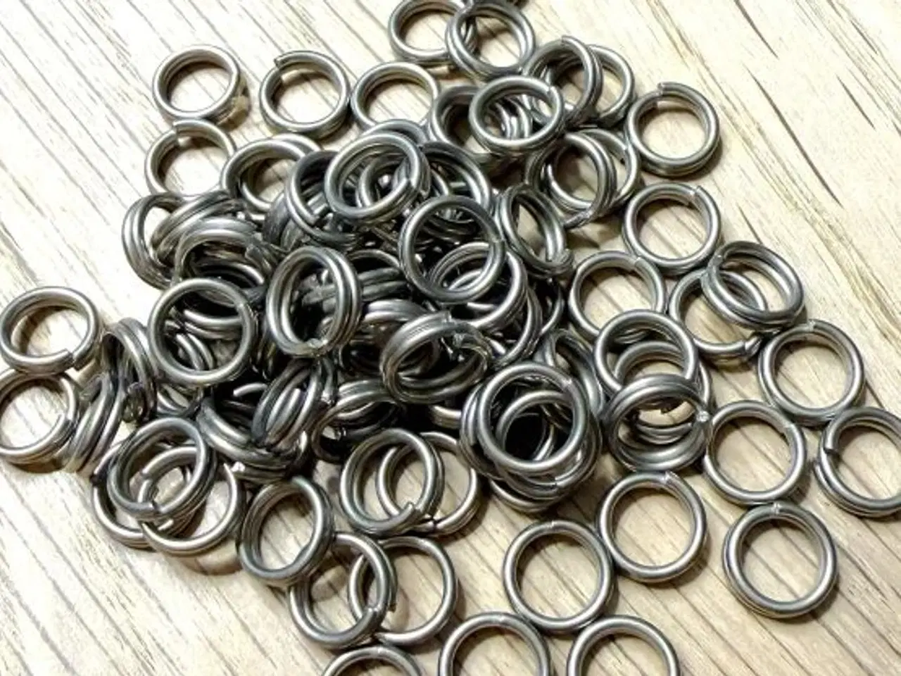 Billede 1 - 100 springringe i rustfrit stål