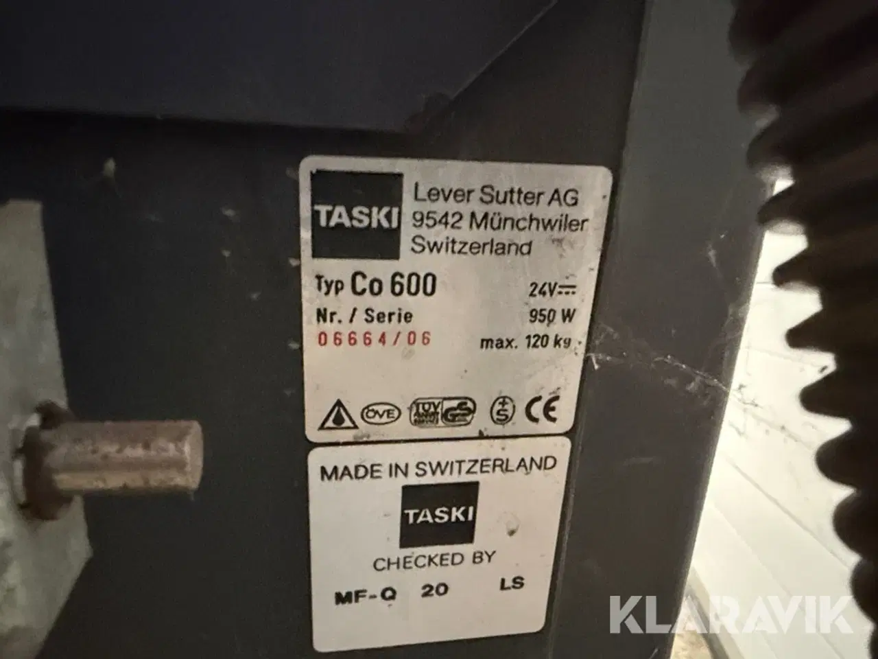 Billede 7 - Gulvvasker Taski Combimat 600