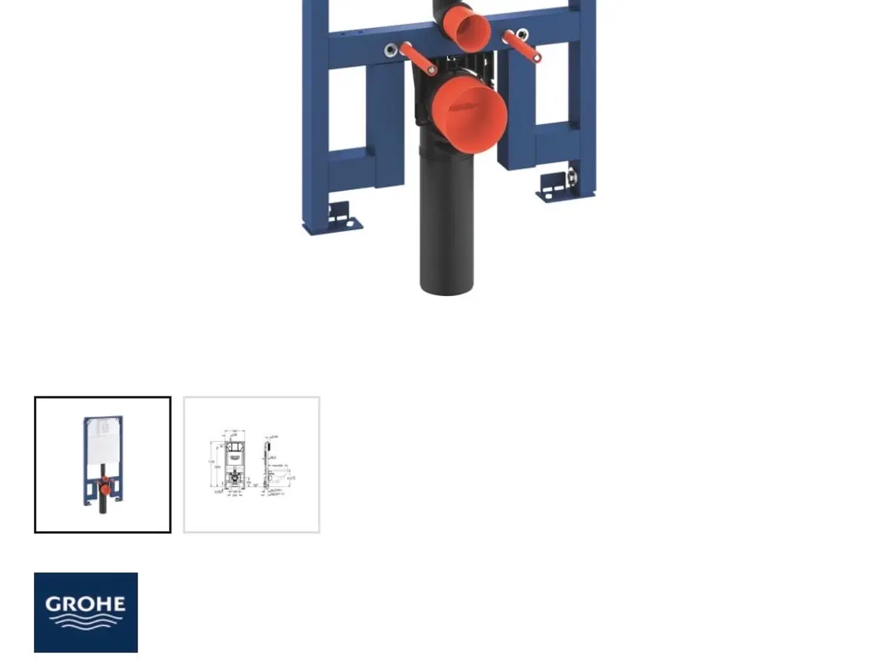 Billede 3 - Komplet Grohe toilet (toiletbræt ikke inkl)