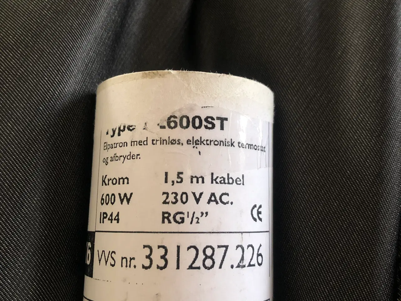 Billede 2 - El-patron til håndklædetørrer