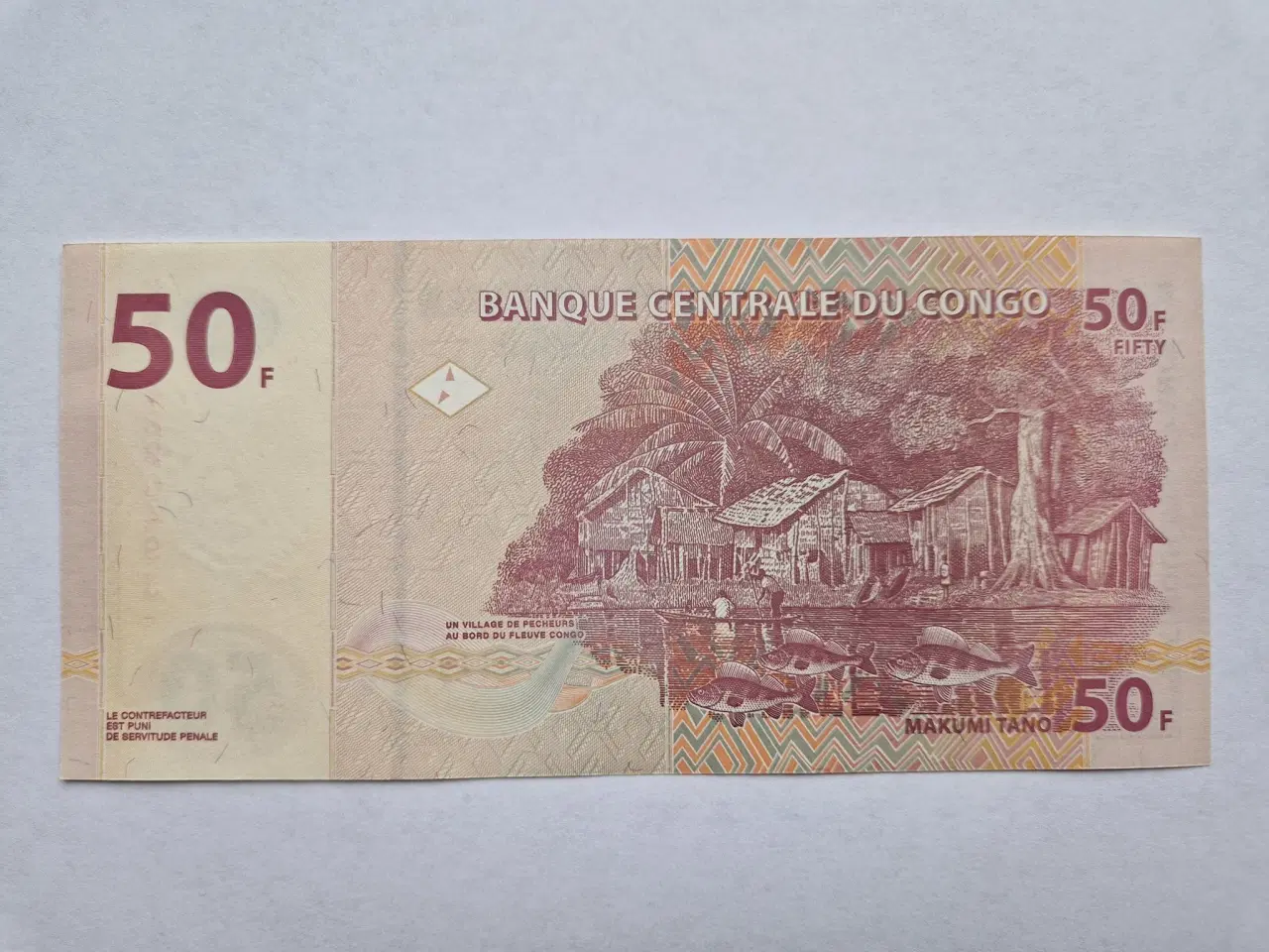 Billede 2 - 50 Francs Congo 2013