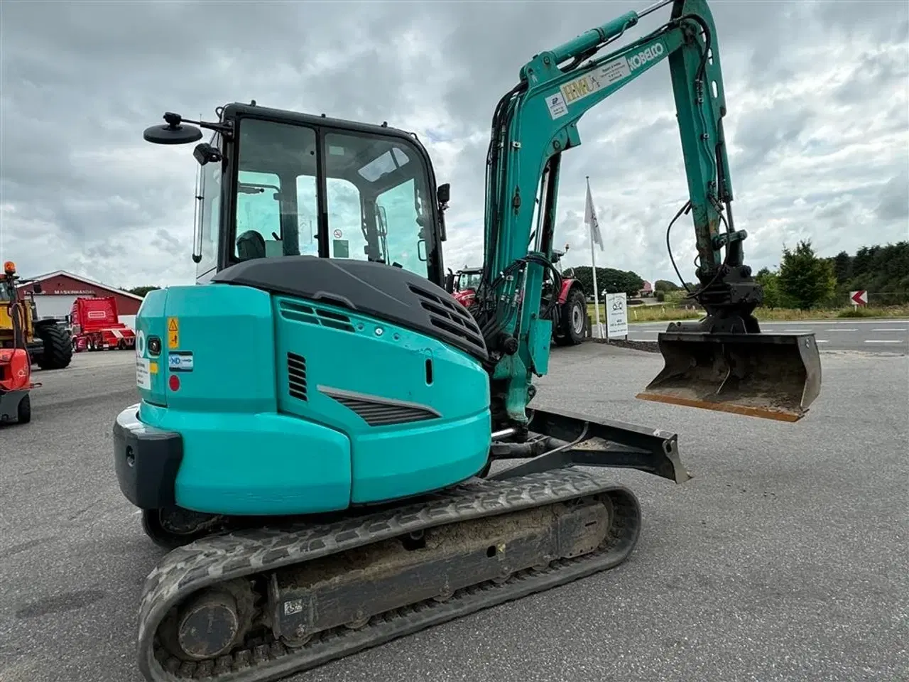 Billede 9 - Kobelco SK55 KUN 1900 TIMER OG MED SKOVLE!