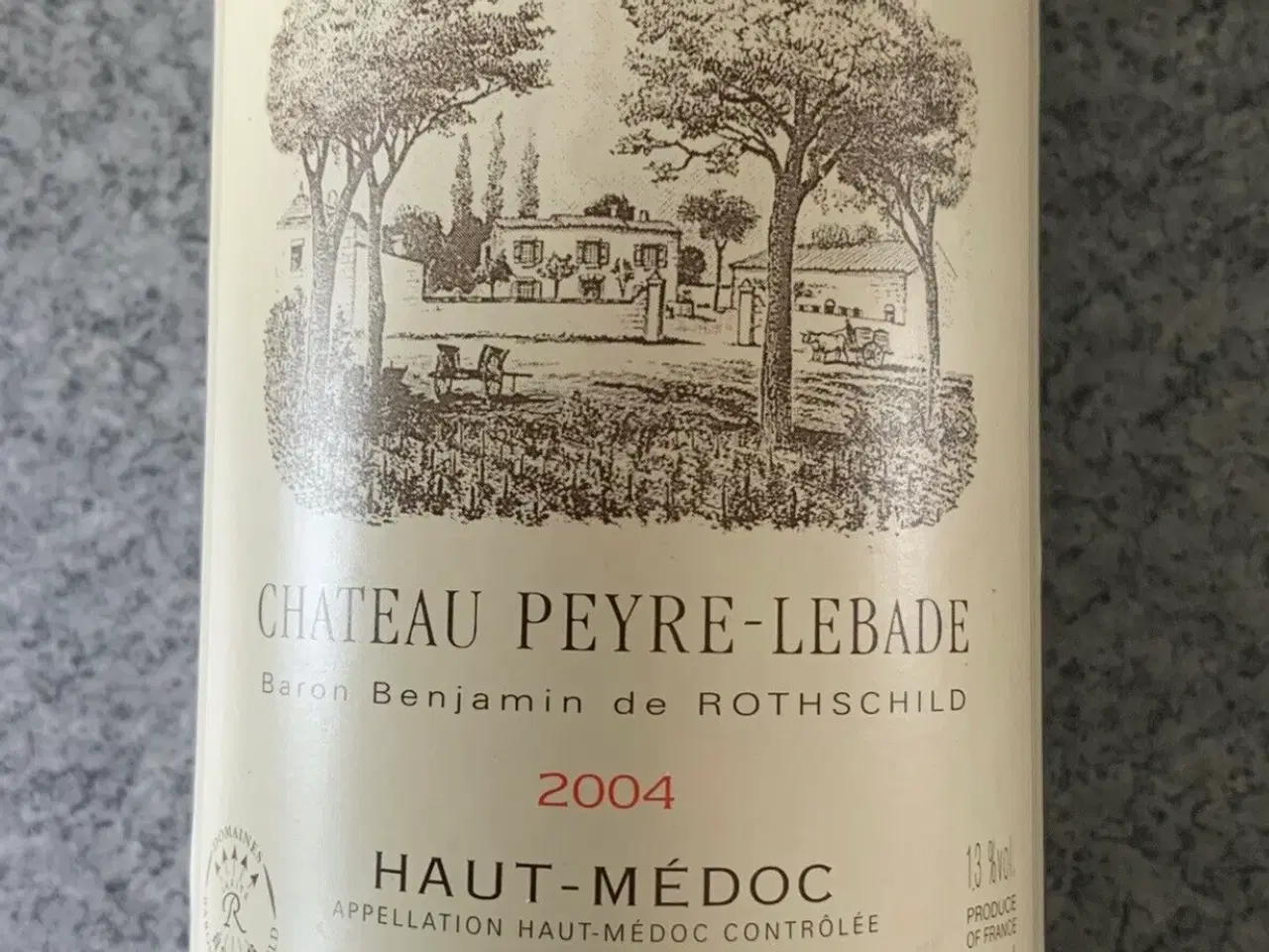 Billede 2 - Rødvin, 2004 Haut-Medoc Chateau Peyre-Lebade
