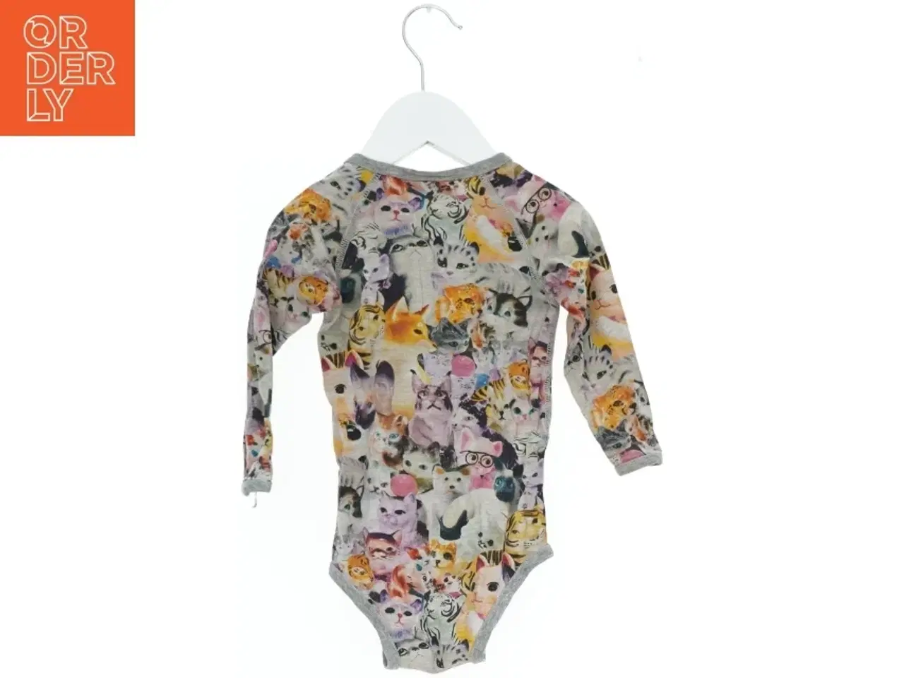Billede 2 - Langærmet bodystocking med dyremotiver fra Molo (str. 80)