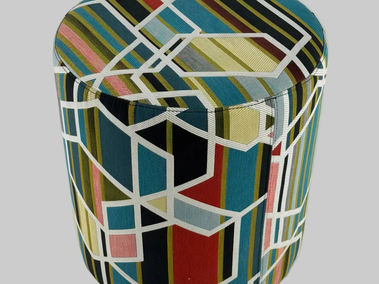 Billede 3 - Puf – Multifarvet Ø40cm