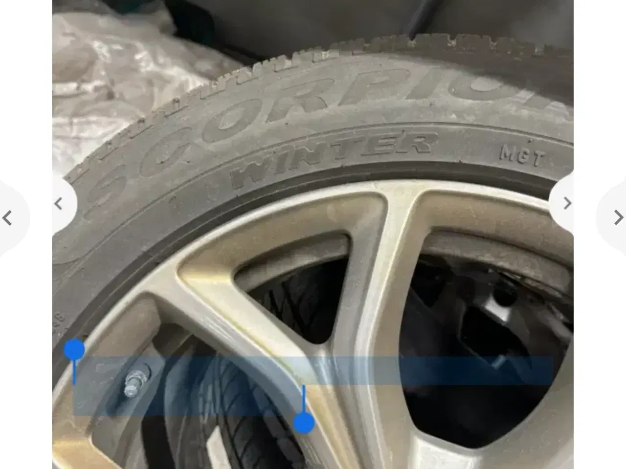 Billede 3 - Vinterdæk med alufælge