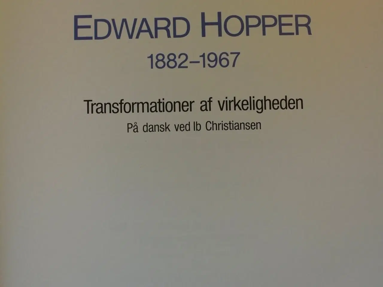 Billede 2 - edward hopper 1881-1967, Af rolf günter renner