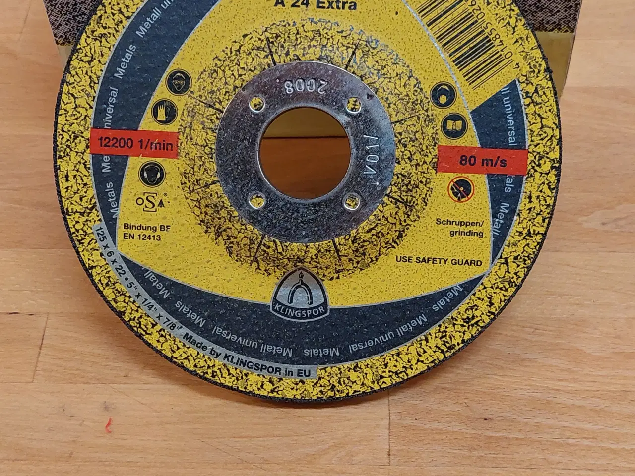 Billede 2 - Skrubskiver Metal Ø 125 mm til Vinkelsliber. 