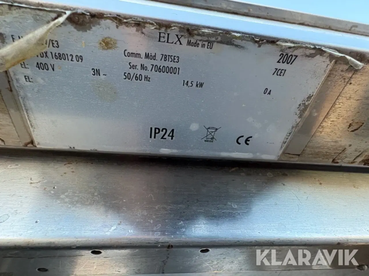 Billede 7 - Industrikomfur Electrolux 7BTSE3