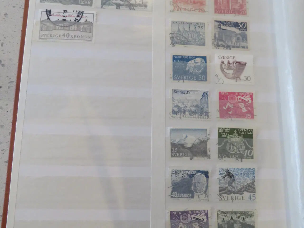 Billede 6 - Sverige, 303 forskellige frimærker