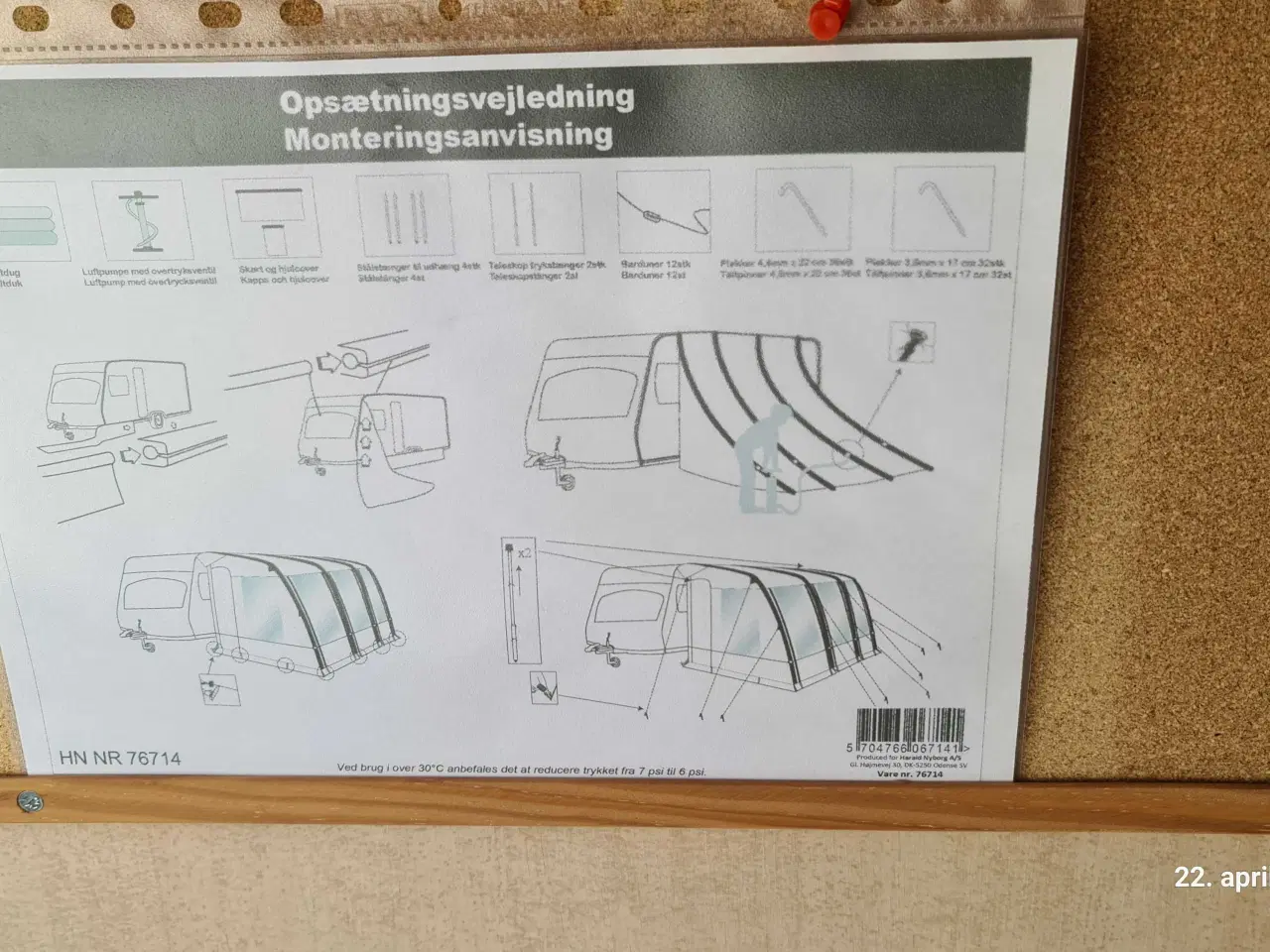 Billede 13 - Campingvogn adria med luftfortelt