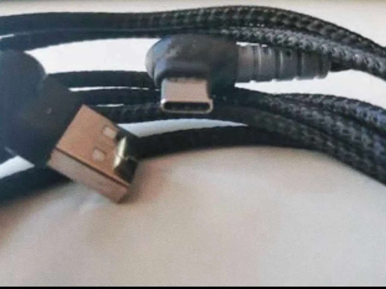 Billede 2 - 2 meter stofkabel C til usb