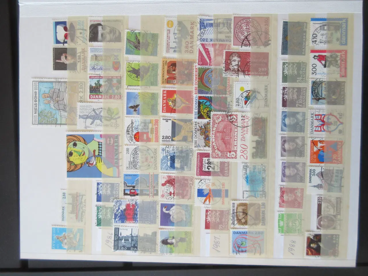 Billede 10 - Danmark samling i indstiksbog over 700 mærker