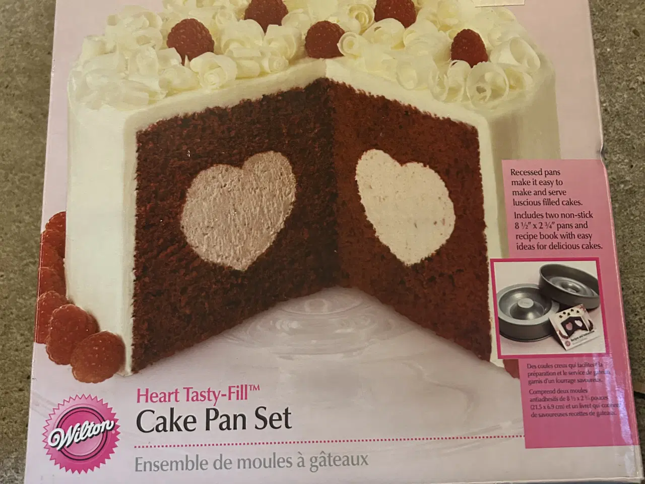Billede 1 - Wilton bageform med hjerte hulrum i midten
