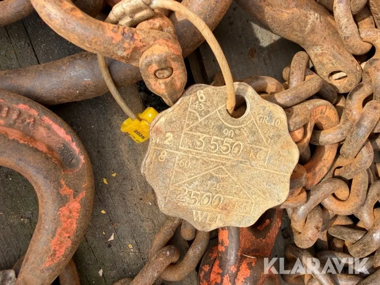 Billede 11 - Surringsskralder og kædeslængder samlet lot