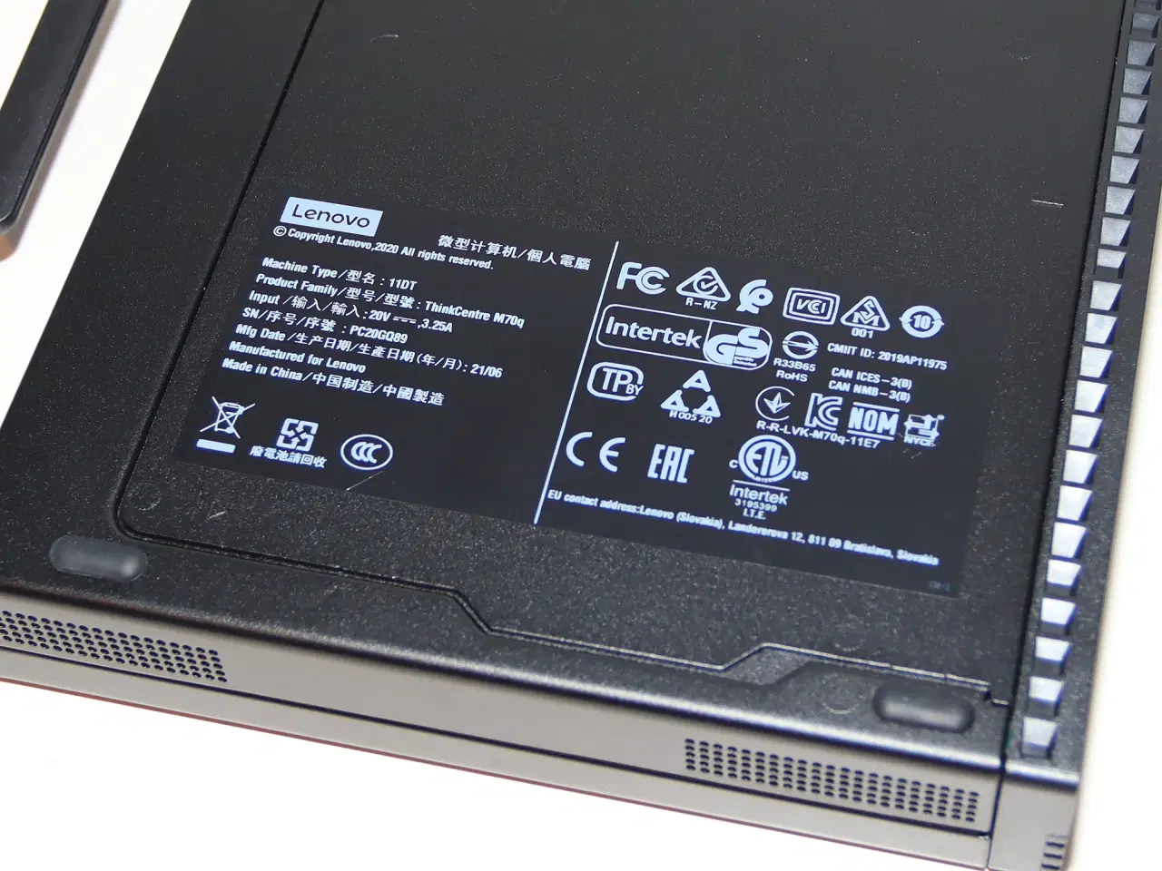 Billede 5 - Lenovo ThinkCentre M70q Tiny - Gen 1