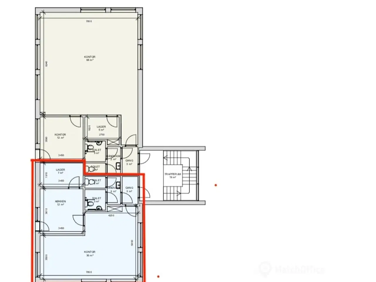 Billede 8 - Kontorlokaler med højt til loftet og havudsigt i Nordhavn