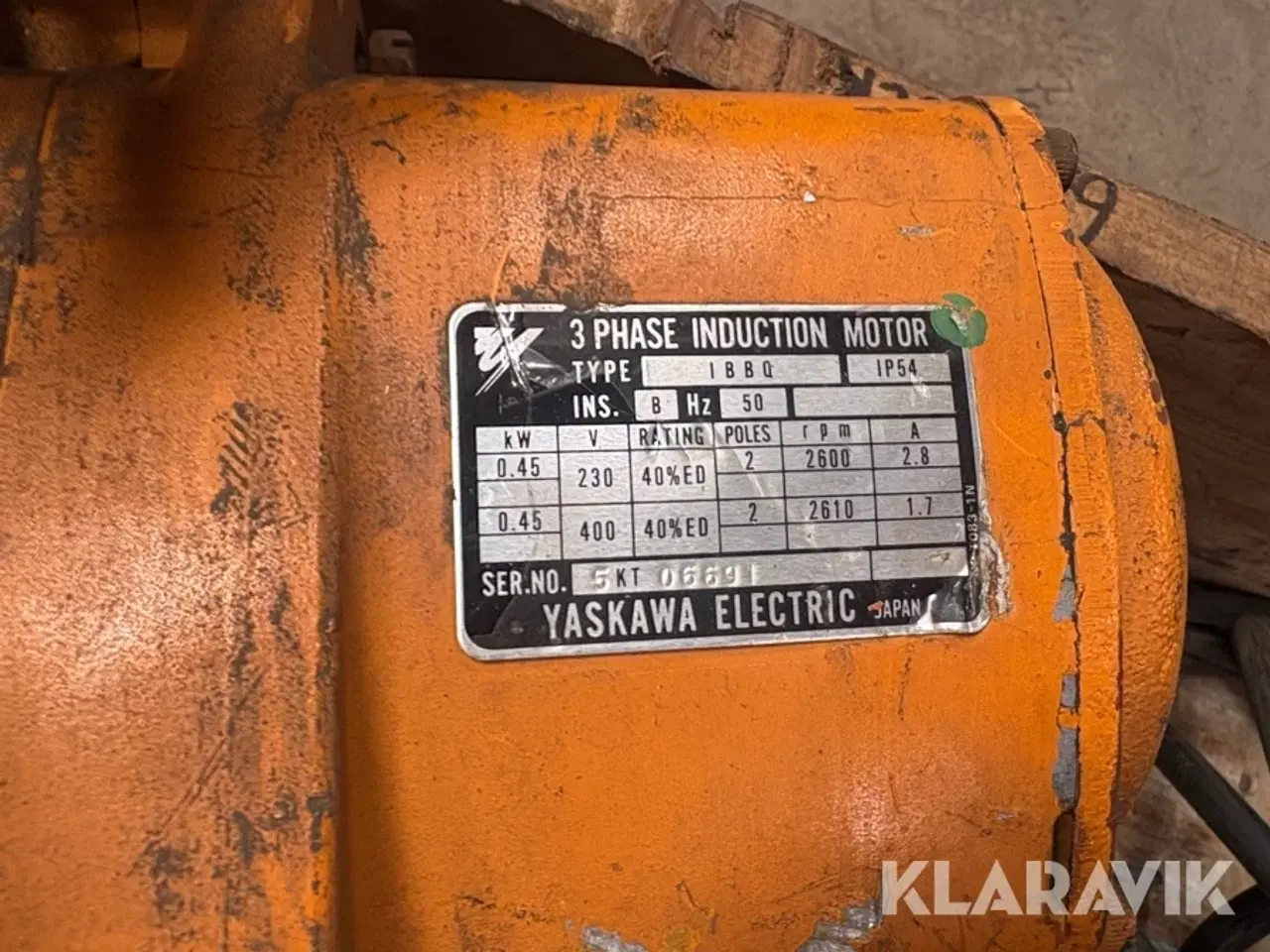 Billede 11 - Elektrisk talje Kito K2-8 500 kg - 3 meter