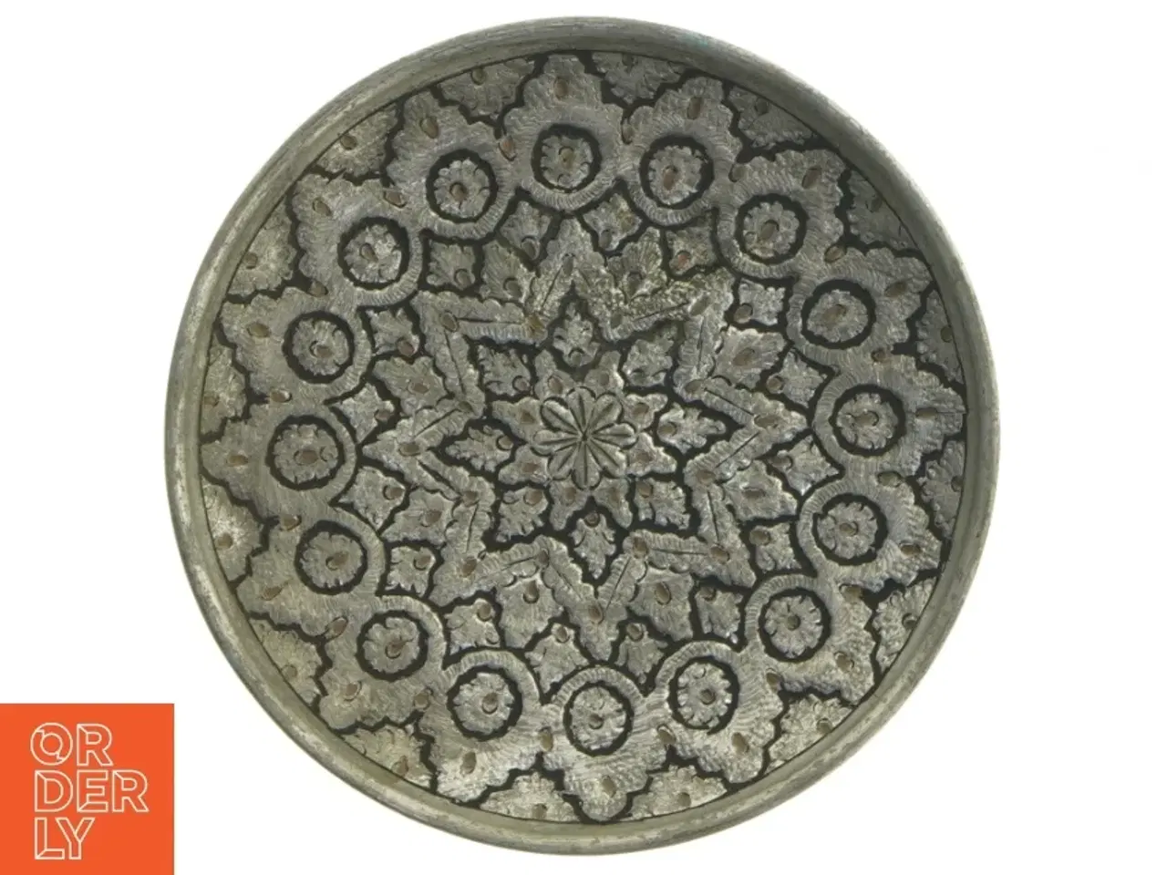 Billede 1 - Dekorativ metalfad (str. Ø 20 cm)