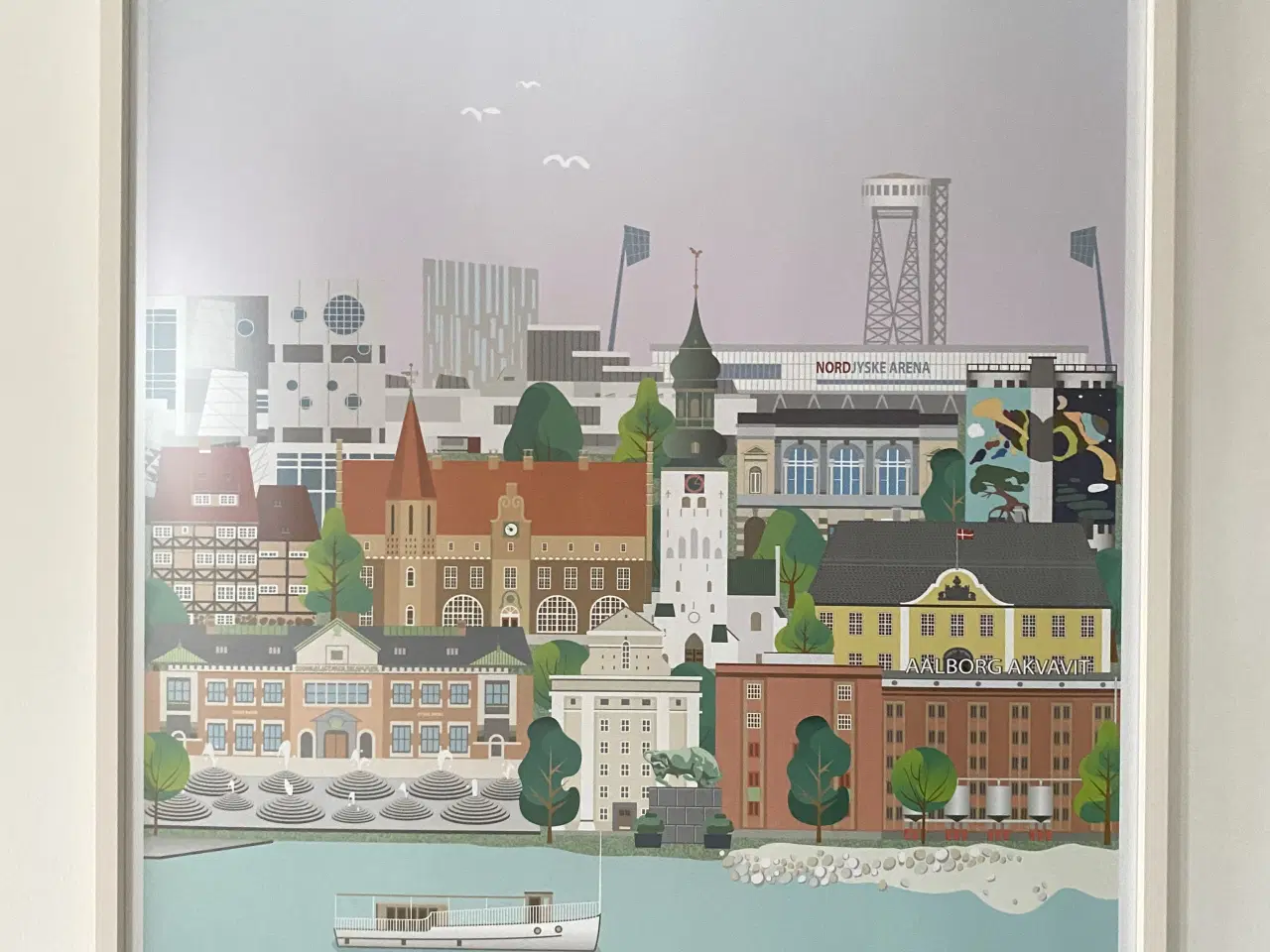 Billede 3 - Plakater med Aalborg motiv 2 stk 