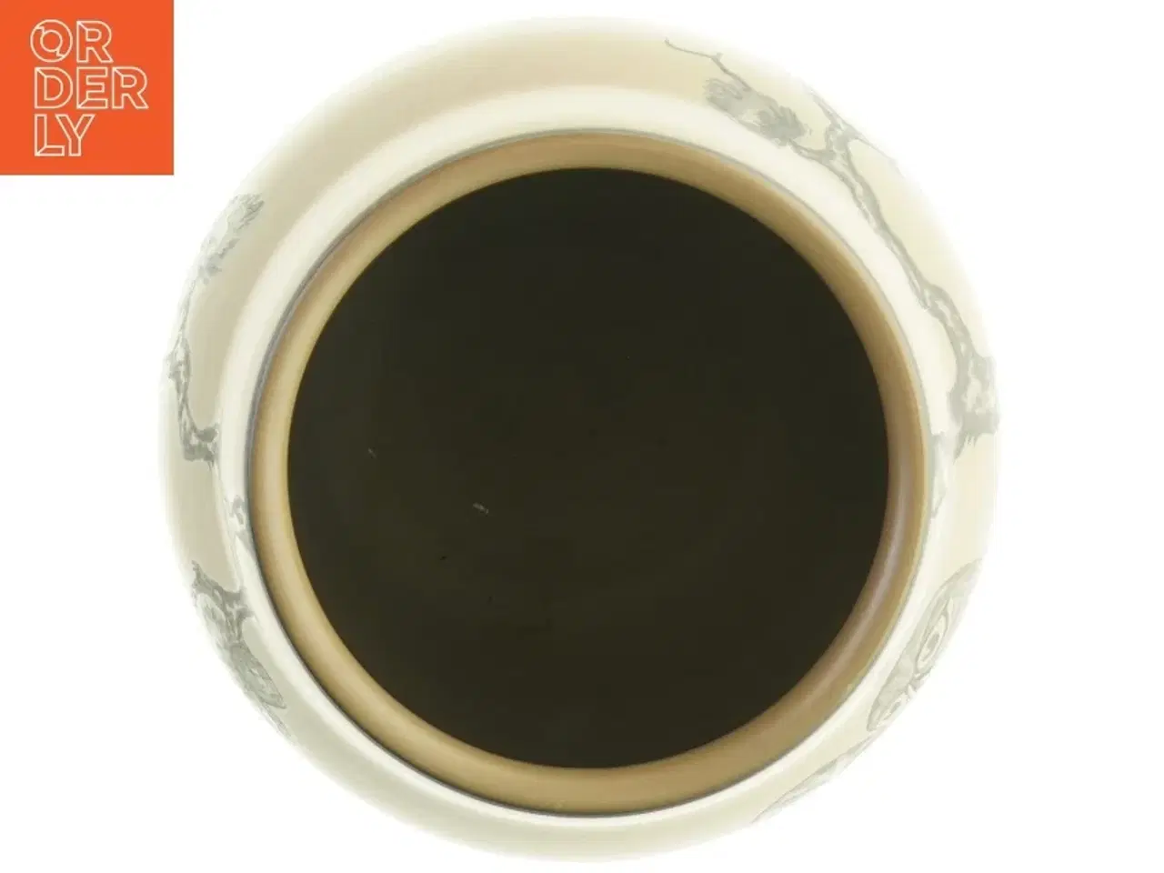 Billede 2 - Dekorativ vase med uglemotiv (str. 18 cm)