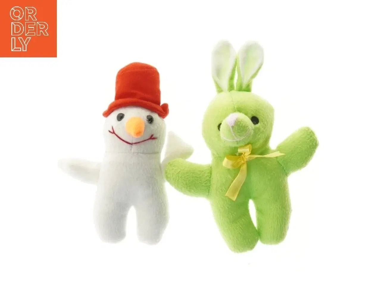 Billede 1 - Snemands- og kaninbamser (str. 17 cm)