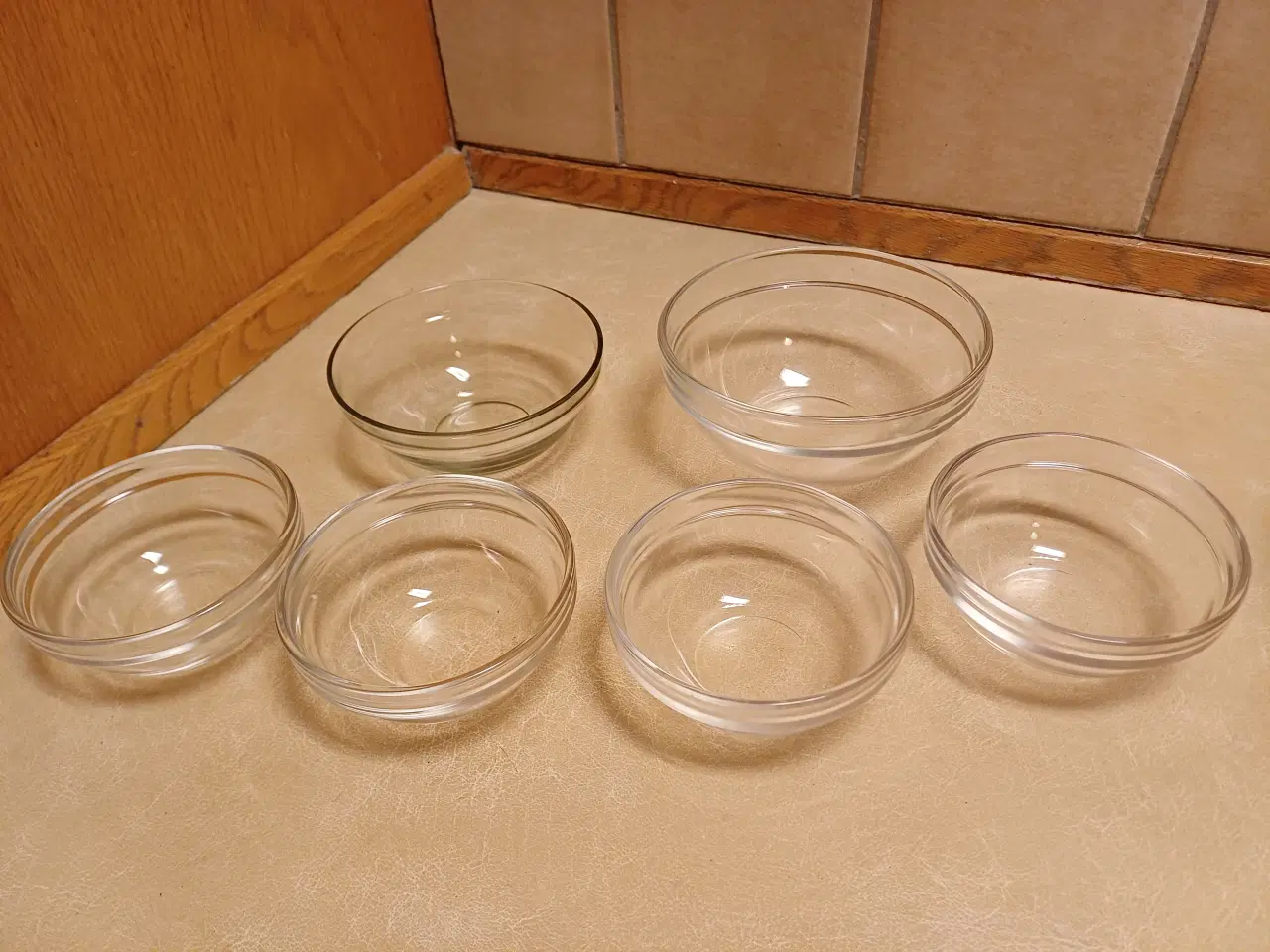 Billede 1 - Glas skåle sæt 6 stk.