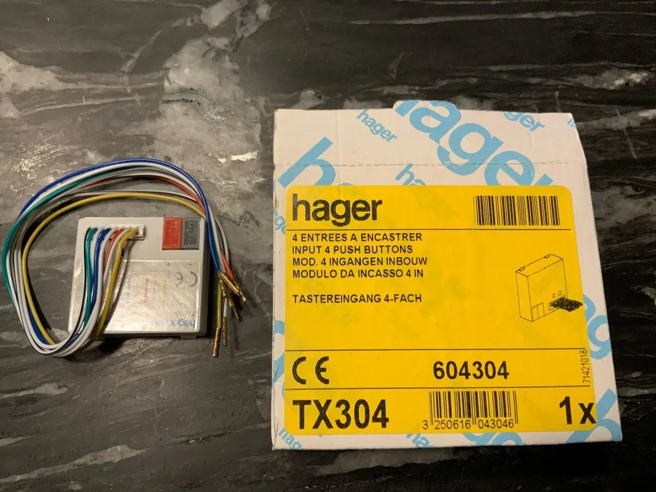 Billede 1 - KNX 4 kanals inputmodul - hager