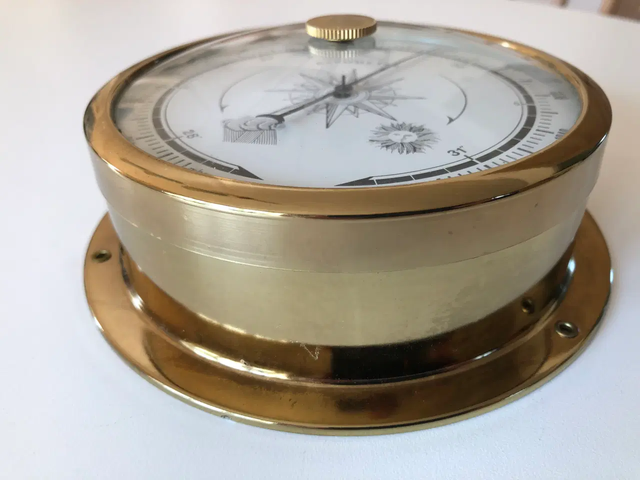 Billede 4 - Skibsbarometer i messing