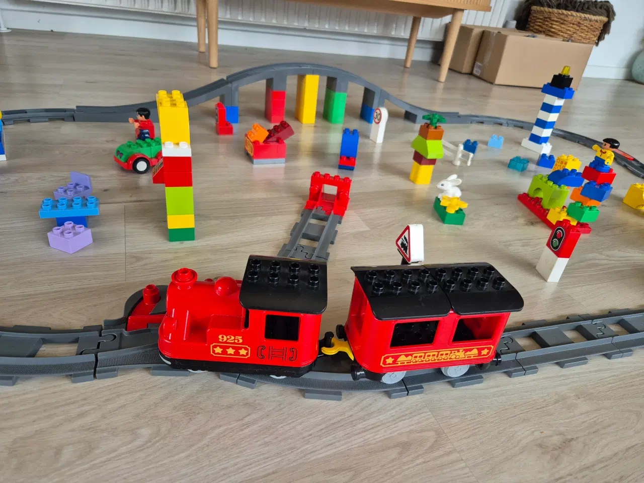 Billede 3 - Duplo Smart Elektrisk Togbane, Damptog, APP