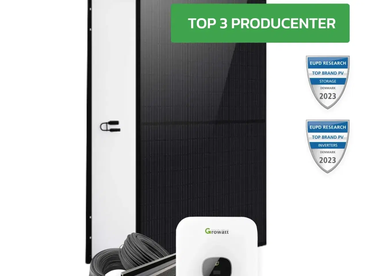 Billede 5 - Solcelleanlæg Growatt 1,85Kwh