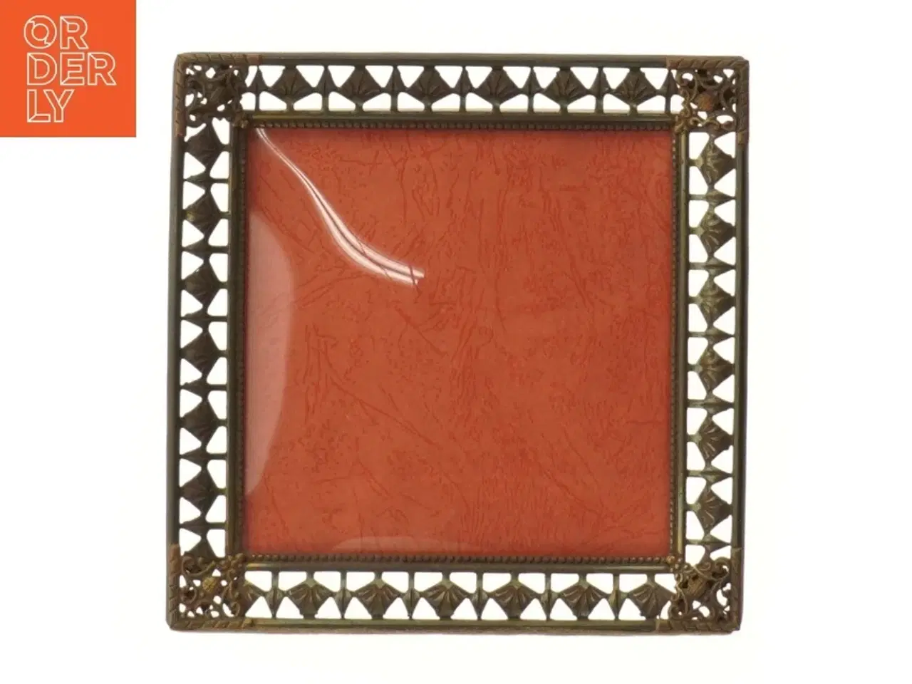 Billede 1 - Dekorativ ramme med glasfront (str. 17x17 cm)