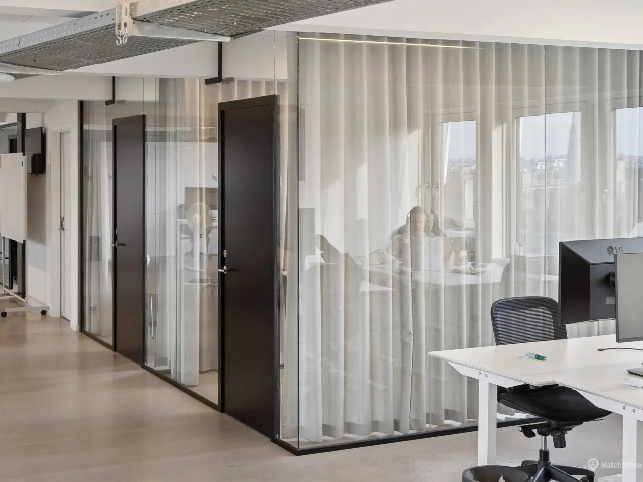 Billede 7 - Kontorlejemål med panoramaudsigt over byen og privat terrasse