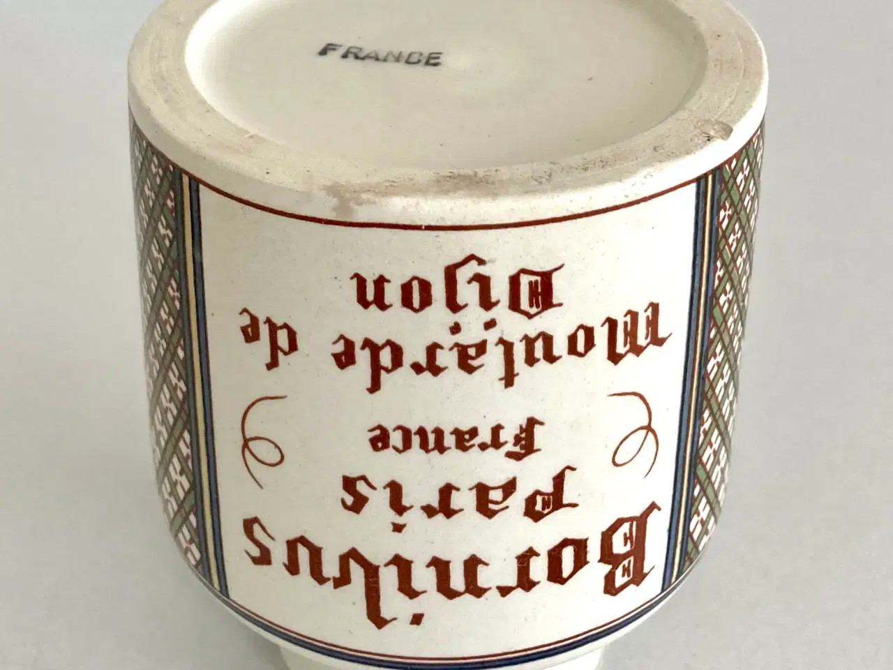 Billede 6 - Gammel Fransk Sennepskrukke, Bornibus