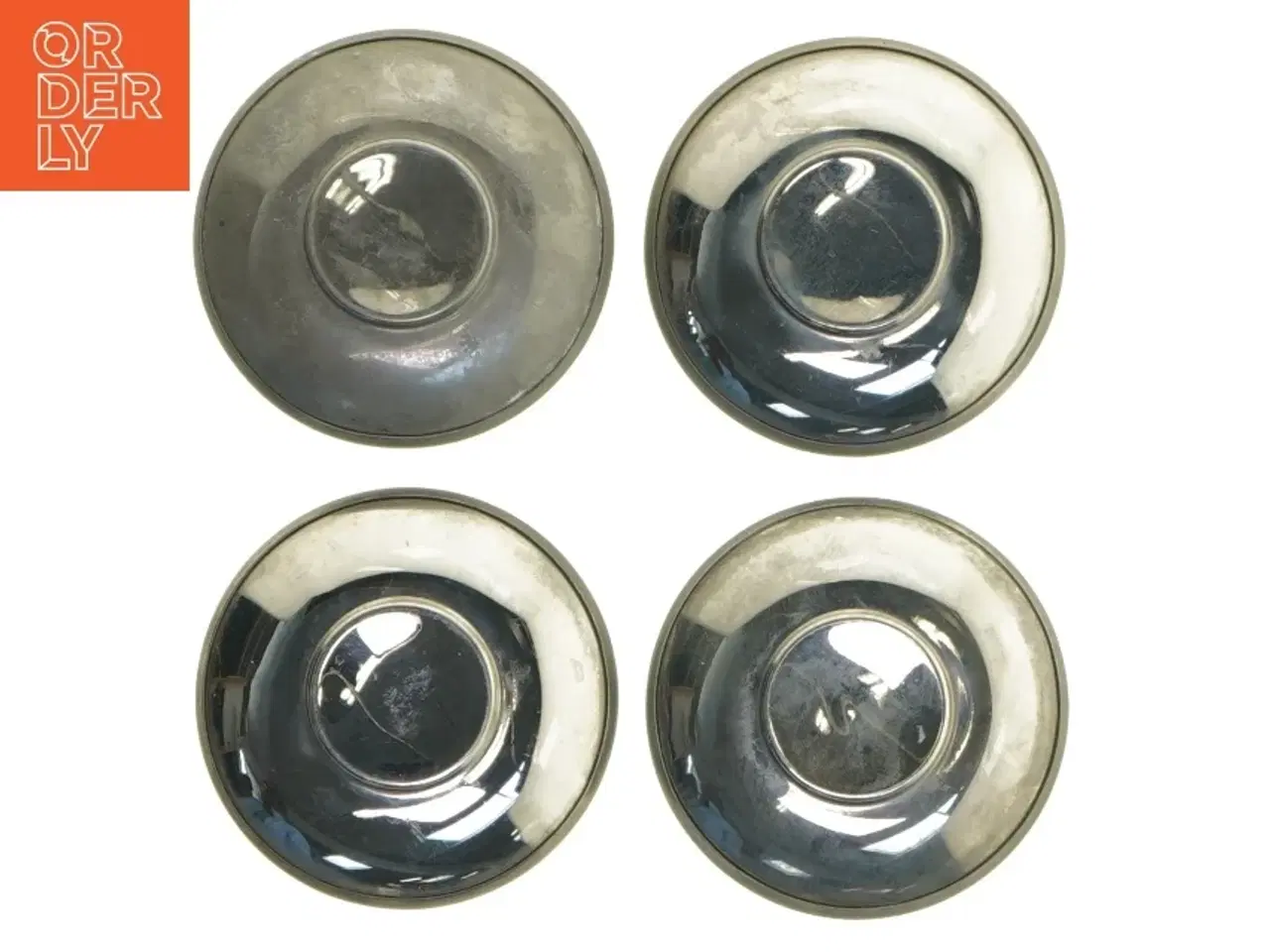 Billede 2 - Vintage Glas skåle med spillekort symboler (str. Ø 7,5 cm)