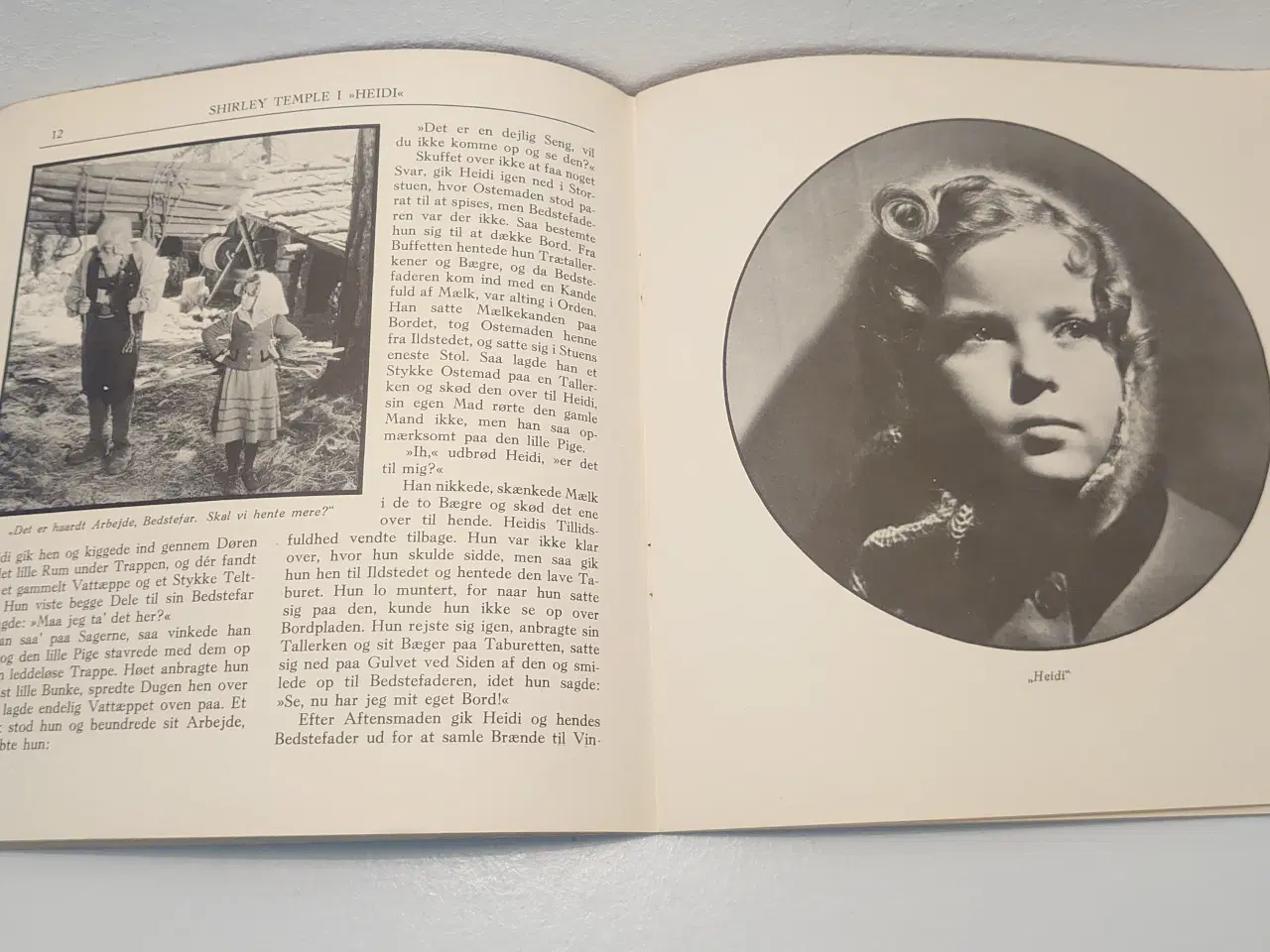 Billede 5 - Shirley Temple i "Heidi" Poul Branner 1938.