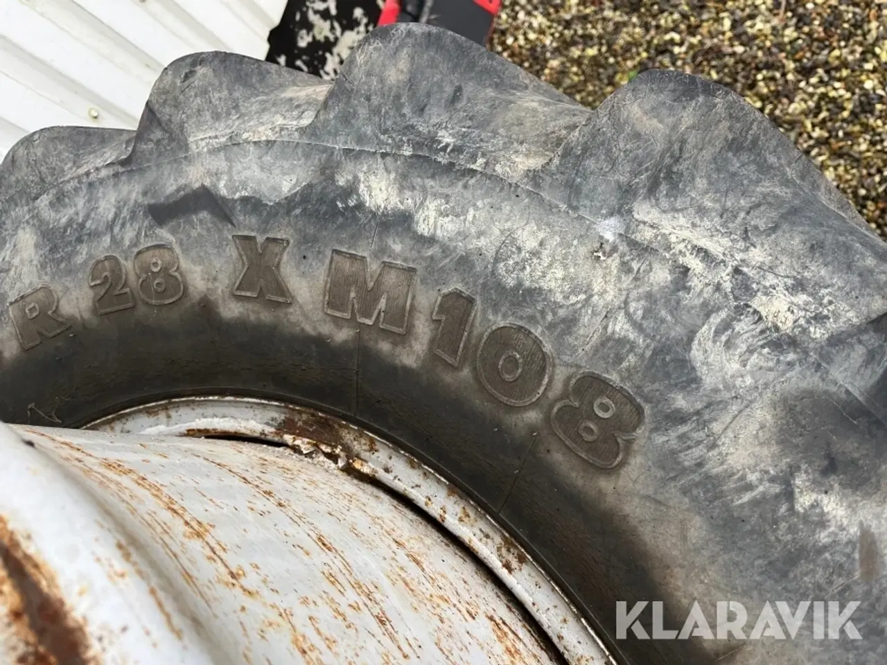 Billede 8 - Tvillingehjul Michelin 480/65R28 - 2 styk - med klemmer