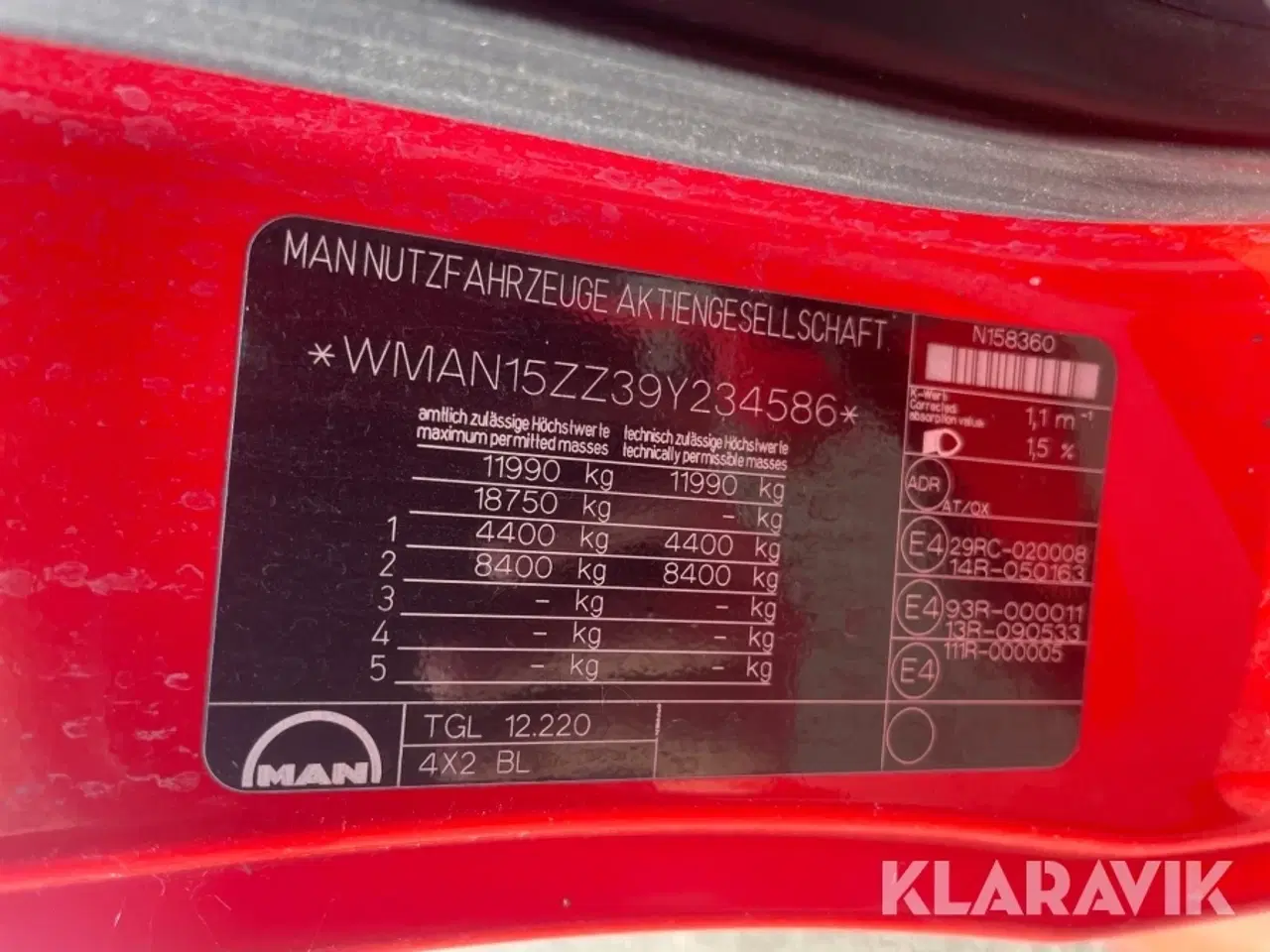 Billede 11 - Ladbil MAN TULG 4025
