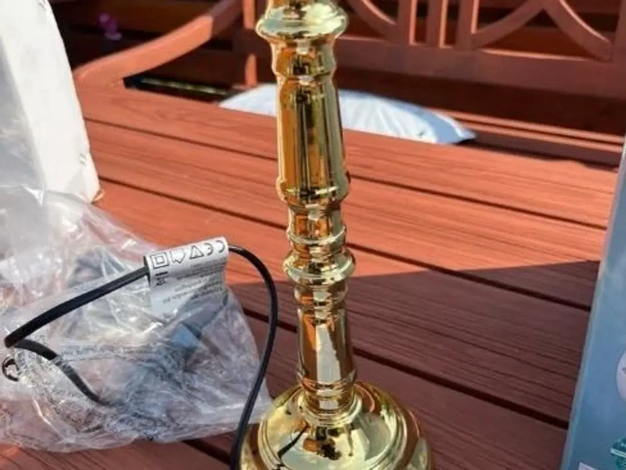 Billede 4 - Bordlampe - Alpe design, messing