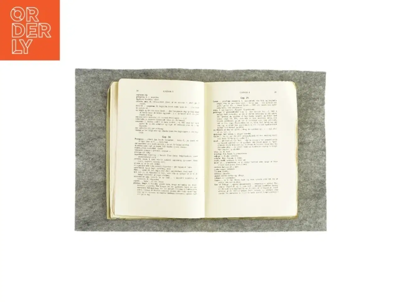 Billede 3 - Gloser og forklaringer til Ciceros brevveksling, monumentum ancyranum, caesar I, ovid af L. Hoeg Lektor (Bog)