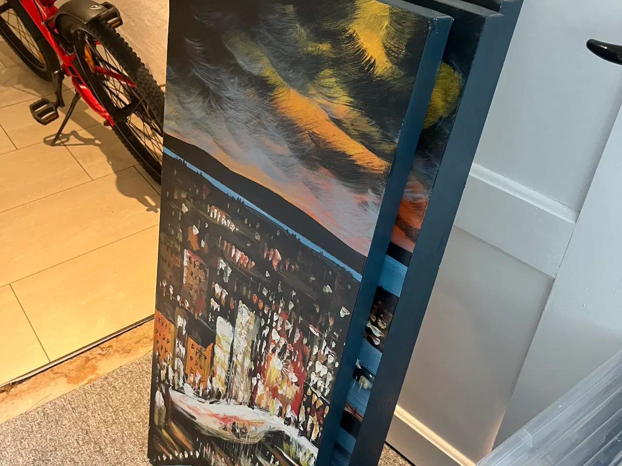 Billede 2 - Maleri af Aalborg