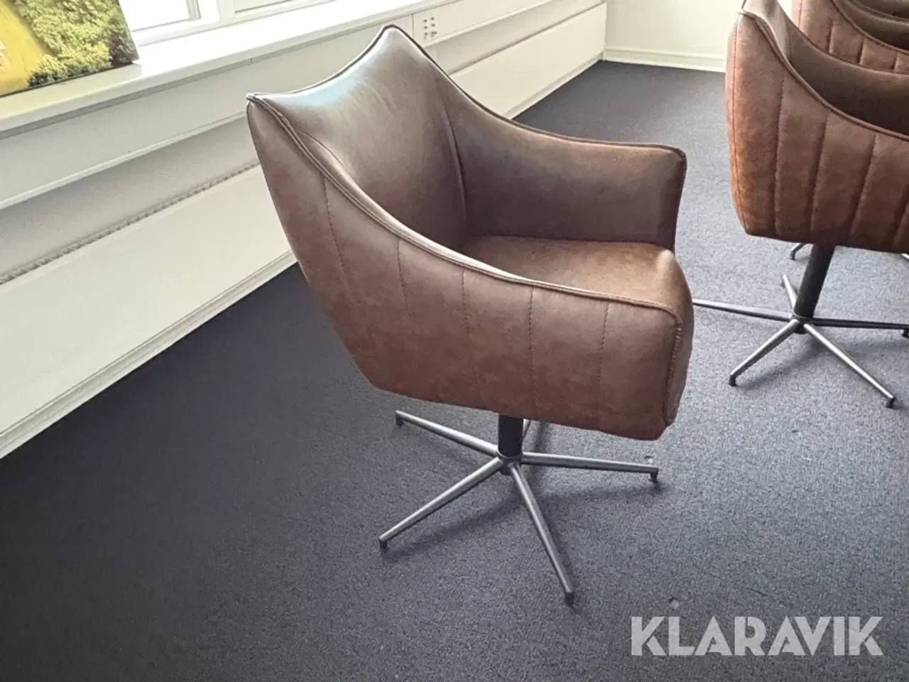 Billede 11 - Konferencebord med 8 stole i læder Dencon