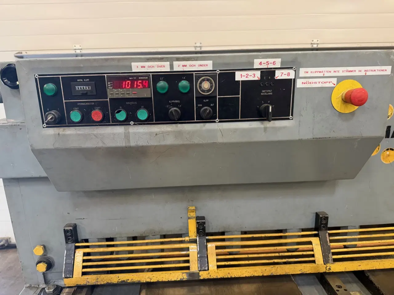 Billede 6 - Maskinsaks 2000 x 8 mm. Dansk produceret HM