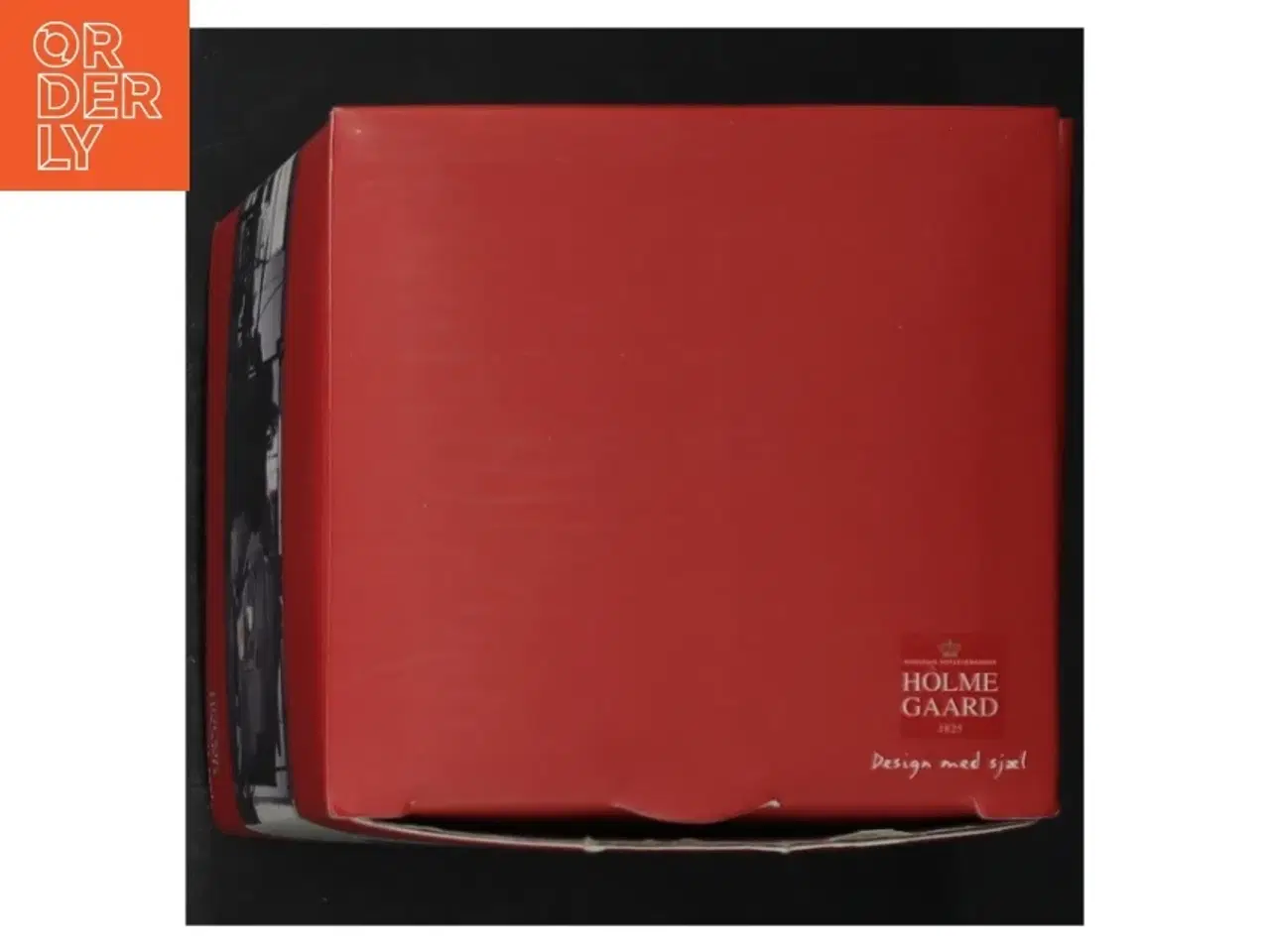 Billede 6 - Frostet glas vase fra Holmegaard (str. 13 cm)