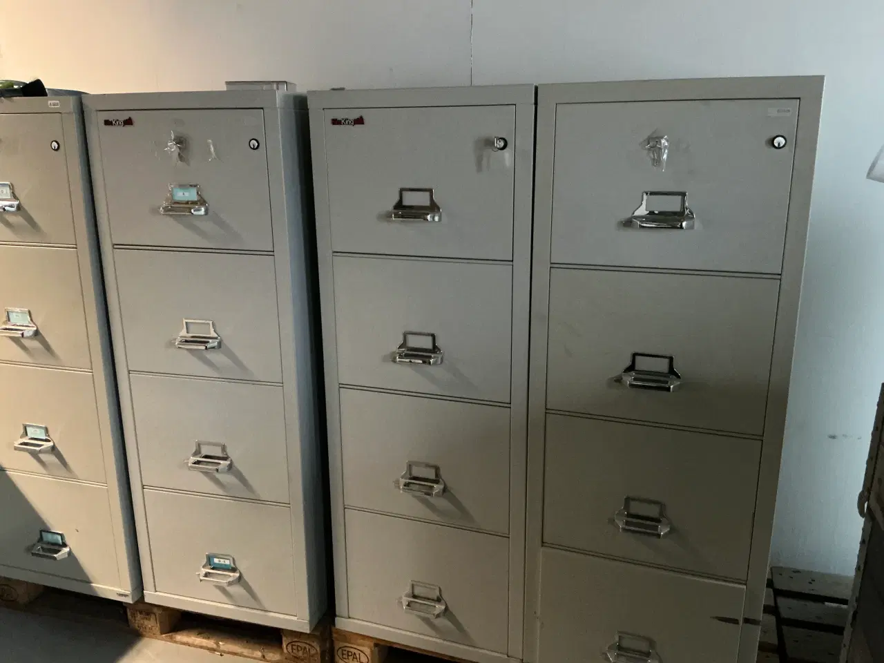 Billede 1 - 5 Arkivskabe brandsikre “fireKing” pr.stk. 1500