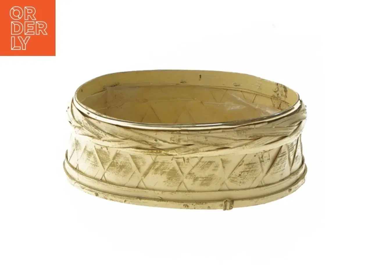 Billede 1 - Oval kurv (str. 20x25x8,5 cm)