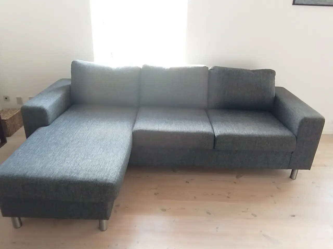 Billede 3 - Sofa med chaiselong